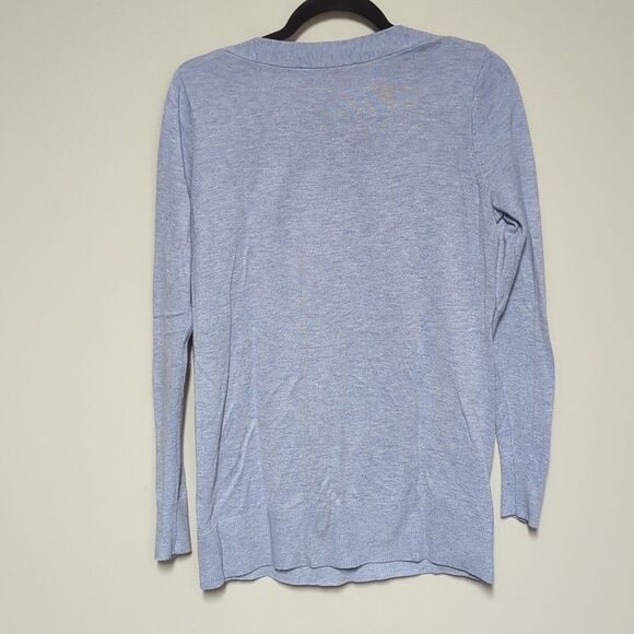 LOFT Blue Boatneck Sweater - Picture 4 of 6